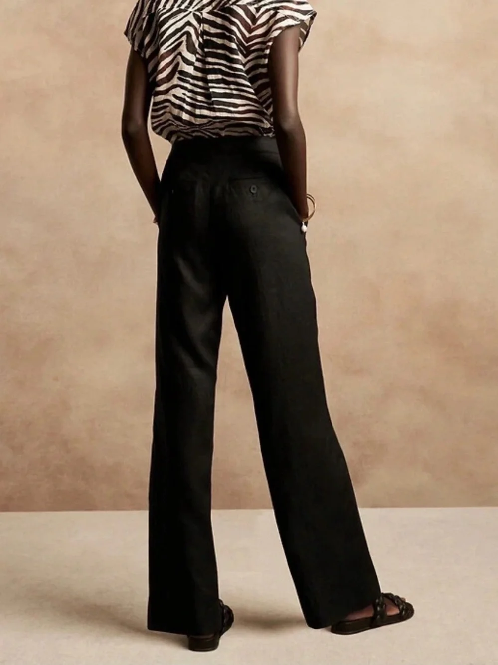 Banana Republic Wide-Leg Linen Pant